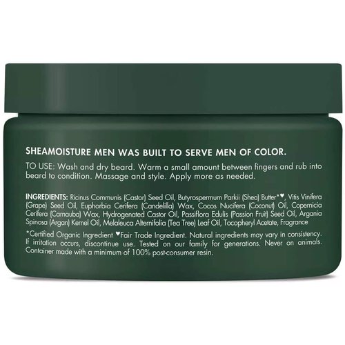 SheaMoisture Mens Skin Care, Beard Balm with Natural Ingredients, Shea Butter and Maracuja Oil to Shape, Smooth & Define Flawless Beard & Facial Hair (2 Pack – 4 Oz Ea) 