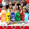 122 PCS Race Car Party Favors, Racing Birthday Party Favors with Pull Back Cars Drawstring Bags Slap Bracelet Keychain Stamper Tattoo Stickers, Racecar Theme Party Supplies Goodie Bag for Boys Kids