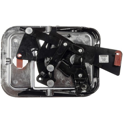 Dorman 760-5201 Front Passenger Side Exterior Door Handle Compatible with Select Freightliner Models, Chrome (Black Hardware)