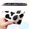 VILIFEVER 2 Pieces Cow Print Banner Flags for Farm Theme Birthday Party Decorations, Cow Farm Animal Barn Party Supplies for Kids Birthday Party, Pre-Strung