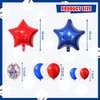 LXlucktim Baseball Birthday Party Decorations, 189 Pcs Baseball Themed Party Supplies for Boys Baby - Backdrop, Cake Cupcake Toppers, Balloons, Cupcakes Wrappers, Hanging Swirls, Tablecloth, Stickers