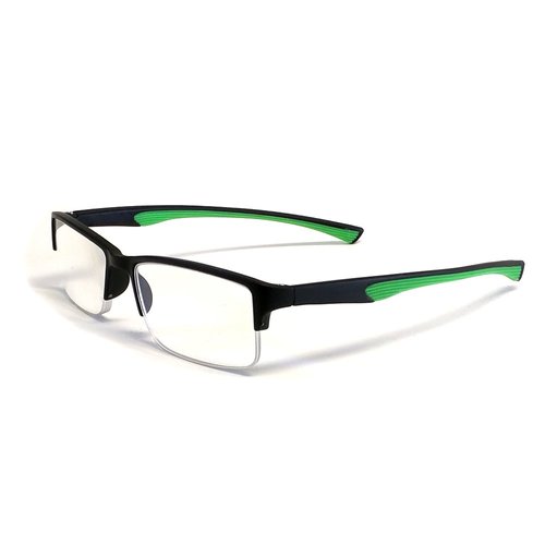 Calabria 6904 Flexie Bendable Reading Glasses +2.00 Green Men Women Readers Flexible Bending Eyeglass w/Soft Case