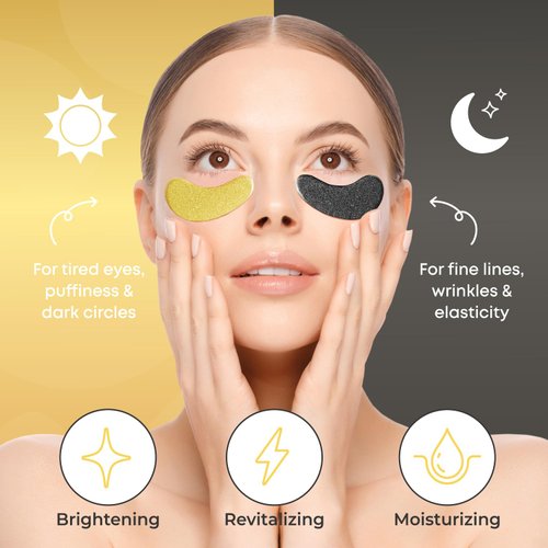 Under Eye Patches for Puffy Eyes and Dark Circles | Infused Gel Eye Mask Patches for Dark Circle Under Eye Support of Eye Bags & Puffiness | Ideal for Bridesmaid Gifts & Bachelorette Party