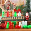 Zomiboo 48 Pcs Christmas Party Favors Bubble Wands Bulk Xmas Mini Bubbles Bottles Christmas Bubble Toys for Kids Classroom Prizes Gift Goodie Bags Fillers Holiday Birthday Party Supplies