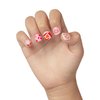 KISS imPRESS No Glue Mani Press-On Nails, Design, Playground', Medium Red, Kids Size, Squoval Shape, Includes 30 Nails, Prep Pad, Instructions Sheet, 1 Manicure Stick, 1 Mini File