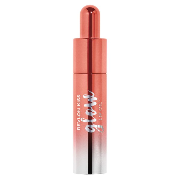 Revlon Kiss Glow Lip Oil, Bouncy Beige, 7.1g