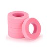 TEOYALL PE Lash Tapes, 5 Rolls Adhesive Micropore Breathable Pink Eyelash Extension Tapes Lash Extensions Supplies - 9 meter/10 Yard Each Roll (5 Rolls)