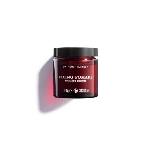 Daimon Barber Wax and Oil Based Fixing Gel, Medium to Low Shine and Super Strong Hold Hairstyling Gel for Men, Ideal for High and Tight Hair Styles and Slicks, for All Hair Types, Oudh Scent 100g