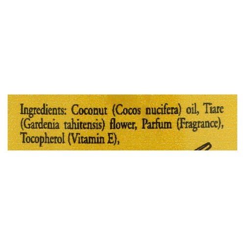 Monoi Tiare Tahiti Coconut Oil Vanilla - 4 fl oz