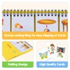 Auchq Sentence Building Flip Chart for Kids,Speech Autism Therapy Learning Materials for Preschool Kindergarten Elementary Special Classroom Must Haves, Essentials Supplies for Homeschool