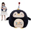 CASAGOOD 12 Inch Soft Penguin Plush Hugging Pillow Cute Birthday Penguin Stuffed Animal Plushies Toy Penguin Kids Stuffed Animals Penguin Happy Birthday Plush Toys for Birthday, Valentine, Christmas…
