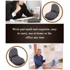 LINGSFIRE Memory Foam Mouse Wrist Rest Keyboard Wrist Rest Pad Anti-skid Mousepad Support Wrist Rest Mat for Office Computer Laptop Mac- Durable Comfortable Lightweight Easy Typing Pain Relief (Black)