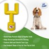 NFL Kansas City Chiefs Mega-Chew Hard Nylon Bacon-Flavored Dog Bone Football Goal Post Chew Toy. Interactive Tasty Fun Dog Chew Toy. Indestructible Strong & Durable Pet Chew Toy. Extra Tough Dog Toys