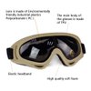 AOUTACC Airsoft Protective Gear Set, Half Face Mesh Mask with Ear Protection and Tactical Goggles for Adult Men Women BBS Paintball Shooting CS Survival Games Cosplay (DD)