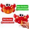 Chuchik Crab Bubble Bath Maker for The Bathtub. Blows Bubbles and Plays 24 Children’s Songs – Baby, Kids Bath Toys Makes Great Gifts for Toddlers – Sing-Along Machine (Light-Red)
