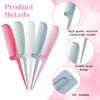 JJUNW 5 PCS Comb Set, Fine Tooth Rat Tail Parting Combs and Lift Teasing Comb Tail Folding Detangling Travel Styling Combs for Women and Men Hair Pick& Styling