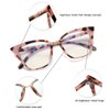 MORESHINE Cateye Anti Blue Light Blocking Computer Glasses Fashion Women Eyeglasses Frames Anti UV Clear Lens (97093-C16 Pink Tortoise)
