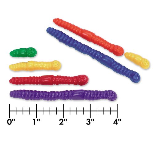 Learning Resources Measuring Worms - 72 Pieces, Ages 3+ Toddler Learning Toys, Counters for Kids