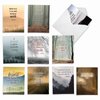 The Best Card Company - 10 Assorted Blank Notecards Box Set 4 x 5.12 Inch w/Envelopes Inspirational, Friendship Quotes for Men, Women Variety Pack (10 Designs, 1 Each) - Friendly Words M6618OCB