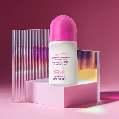 Zermat, Deodorant for Woman, Zentimento Giselle, Roll-On Deodorant 24 h Antiperspirant, Warm and Floral Scent 3 Oz.