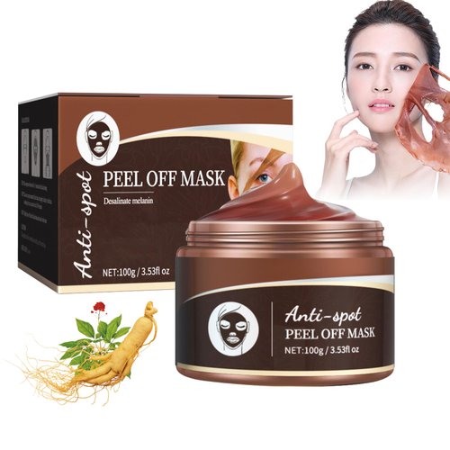 Nicgou Peel Off Mask，Anti Aging Peel Off Mask Ginseng Korean，Pro-Herbal Refining Peel-Off Facial Mask，For All Skin Types (1pcs)