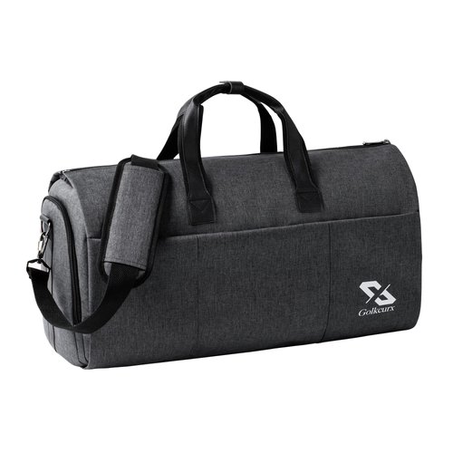 Golkcurx Convertible Garment Bag for travel,Carry on Garment Duffle Bag with Shoe Compartment, Detachable Shoulder Strap - 2 in 1 Suit Bags Suit Travel Bags for Men Women