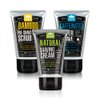 Pacific Shaving Company Daily Shave Regimen Set - Bamboo Pre-Shave Scrub, 3 oz (1 Unit) | Natural Shaving Cream, 3.4 oz (1 Unit) | Caffeinated Aftershave, 3.4 oz (1 Unit)