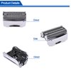 70S Shaver Foil & Cutter Compatible with Braun Series 7 70S 70B Cartridge Cassette Head (Silver)