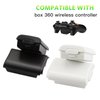 Battery Pack Cover for Xbox 360, Replacement Battery Pack Cover Shell Repair Part Compatible with Xbox 360 Wireless Controller(4 Pack, Black, White)