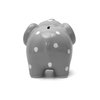 Child to Cherish Ceramic Polka Dot Elephant Piggy Bank, Grey