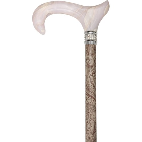 Creme Pearlz Adjustable Cane