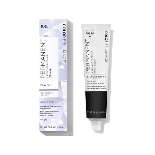 Ion 7P-HM Pewter Permanent Creme Hair Color 7P-HM Pewter