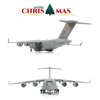 NUOTIE 1/200 C-17 GlobemasterⅢ Diecast Airplane Model Kits with Stand Harbor-Hickam AFB Transport Metal Airplane Model Pre-Build Military Aircraft (535th Airlift Squadron)