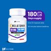 HealthFare Melatonin 60mg | Pack of 2 | 90 Veg Capsules Each | High-Strength Formula | Vegetarian, Non-GMO, Gluten-Free | Made in The USA
