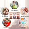 24 Pack Mini Bear Toys Bulk Plush Stuffed Animals Jointed Doll 3.15 Inch Bear Keychain for Teens Girls Adult Birthday Wedding Graduation Gift Decoration Party Favor Backpack DIY Pendant (Stylish)