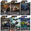 Hot Wheels Batman Complete Set of 6 Diecast Cars - Batmobiles, Bat-pod etc.