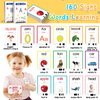 HOPEEYE Talking Flash Cards for Toddlers 1-3 2-4, Learning Toys for 1-6 Year Old Boys and Girls, Autism Pocket Speech Therapy, Educational Montessori Toys with 160 Sight Words (Unicorn Style)