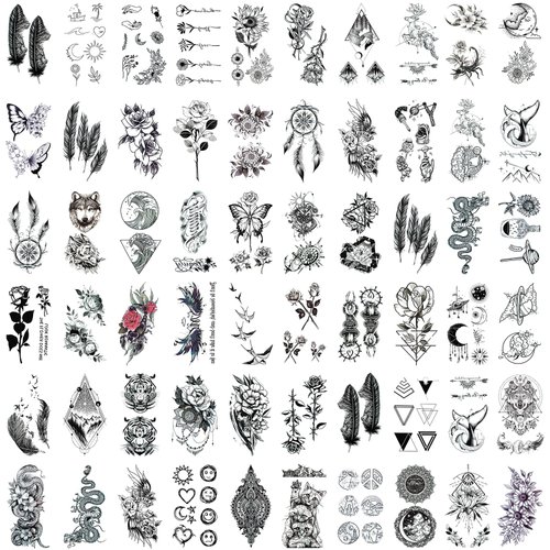 MSUP Temporary Tattoos 60 sheets, 3.8" x 2.2" (01)