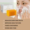 GoldSnailRX KOJIC ACID SOAP Original Dark Spot Remover (PACK OF 2 W/BAG) Authentic Kojic Acid Soap For Body Whitening-Kojic Acid Soap with Vitamin C,Tumeric, infused w/Hyaluronic Acid,Shea Butter