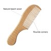 Molylove 3PCS Baby Hair Brush with Wooden Handle and Comb Set for Newborns & Toddlers | Natural Soft Goat Bristles l Wood comb l Pink Silicone Brush| Ideal for Cradle Cap
