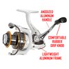 Ardent Arrow 5.0:1 Spinning Fishing Reel - Left or Right Hand White / Orange, 2000