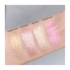 ELESSY Highlighter Makeup Palette Face Highlighter Palette Glitter Illuminator Highlighter Palette Shimmer Highlighter Powder Kit Highlight Makeup Palette -SUN GLOW