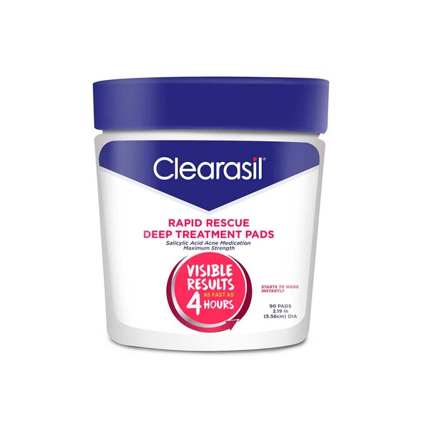 Clearasil Ultra Rapid Action Acne Treatment Pore Cleansing Pads, 90 Count