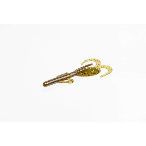 Zoom Bait Baby Brush Hog Bait-Pack of 12 (Green Pumpkin Magic, 5 1/2-Inch)