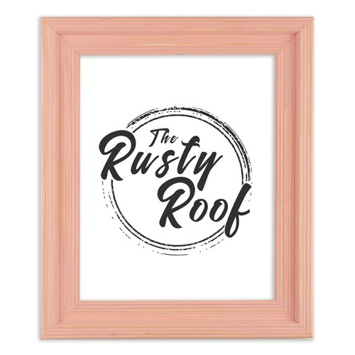 The Rusty Roof-Distressed Cimarron Baby Pink-Solid Wood Picture Frame-10x14