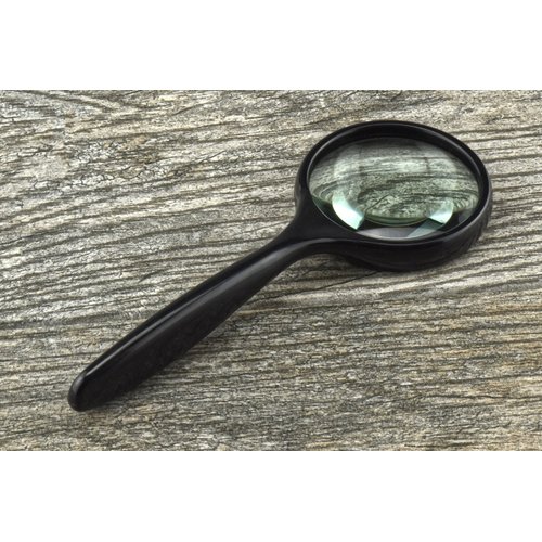 SE 5x Ergonomic Handheld Magnifier with 2" Glass Lens Dia. - MH2117-2