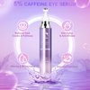 5% Caffeine Eye Cream for Dark Circles Under Eye Treatment Eye Serum for Wrinkles Fine Lines, Retinol Eye Care Under Eye Cream for Puffiness and Bags Eye Serum with 360° Massage Roller-Ball