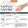 Cute Dragonfly Temporary Tattoos Dragonfly Birthday Party Decorations Favors Supplies Themed Stickers 10 Sheets 100 PCS Gifts for Baby Kids Girls Boys Decor Class School Carnival Christmas