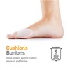 NatraCure Big Toe Bunion Guard - Gel Pad Bunion Protector Sleeves for Bunion Pain Relief - Bunion Protector for Friction, Pressure, Hallux Valgus - Reusable & Washable Bunion Gel Cushions - 1 PK