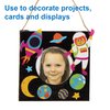 Baker Ross Solar System Sticker Rolls - Pack of 620, Kids Stickers, Ideal for Children's Arts and Crafts Projects, Great for Card Making and Scrapbooking (FE677)